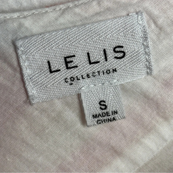 Le Lis Linen Rainbow Striped Colorful Short Wrap Romper Size S Tank - Picture 5 of 9